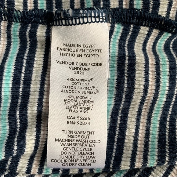 Splendid Collection Racerback Blue Striped Dress - Picture 5 of 5